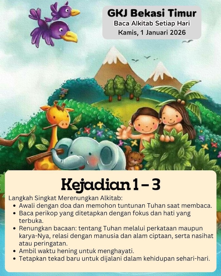 Ilustrasi Kejadian 1–3
