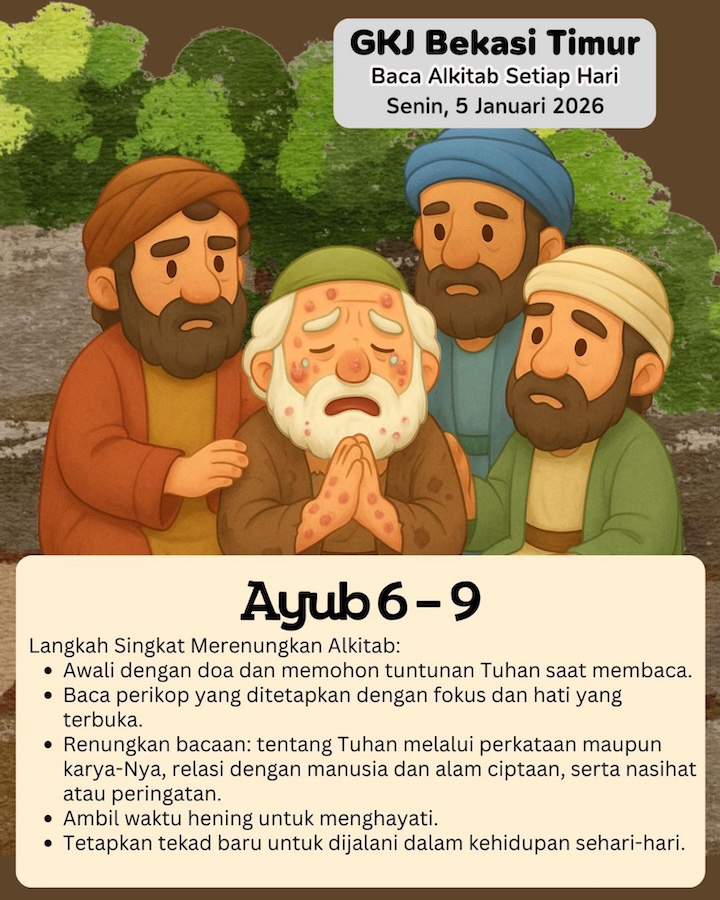 Ilustrasi Ayub 6–9
