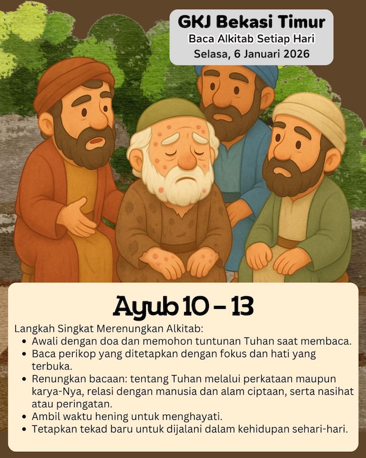 Ilustrasi Ayub 10–13