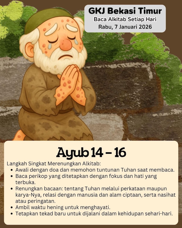Ilustrasi Ayub 14–16
