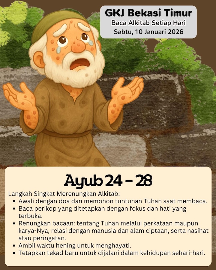 Ilustrasi Ayub 24–28