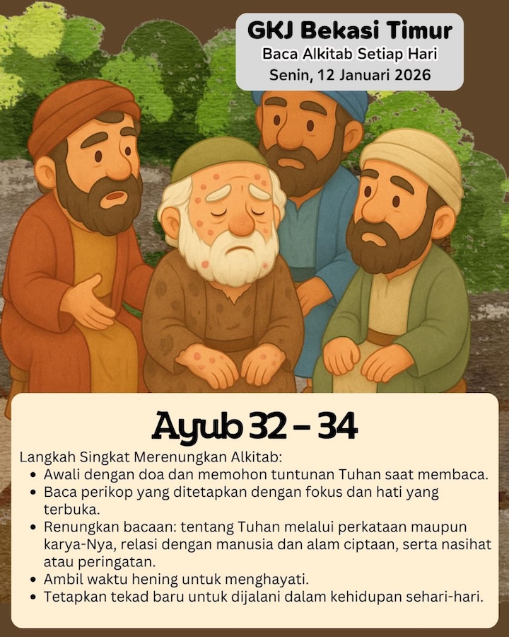 Ilustrasi Ayub 32–34