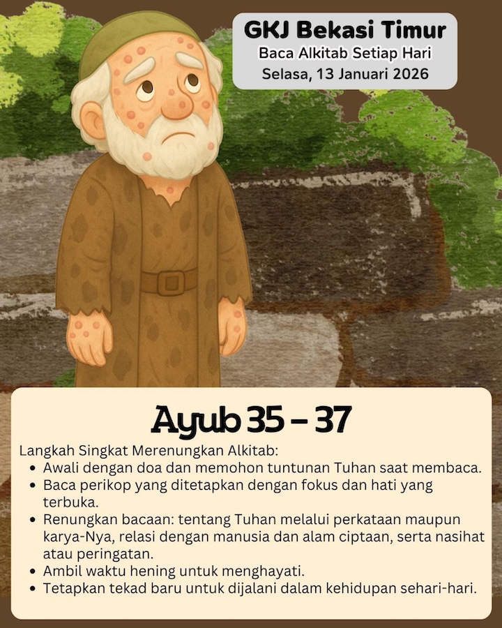 Ilustrasi Ayub 35–37