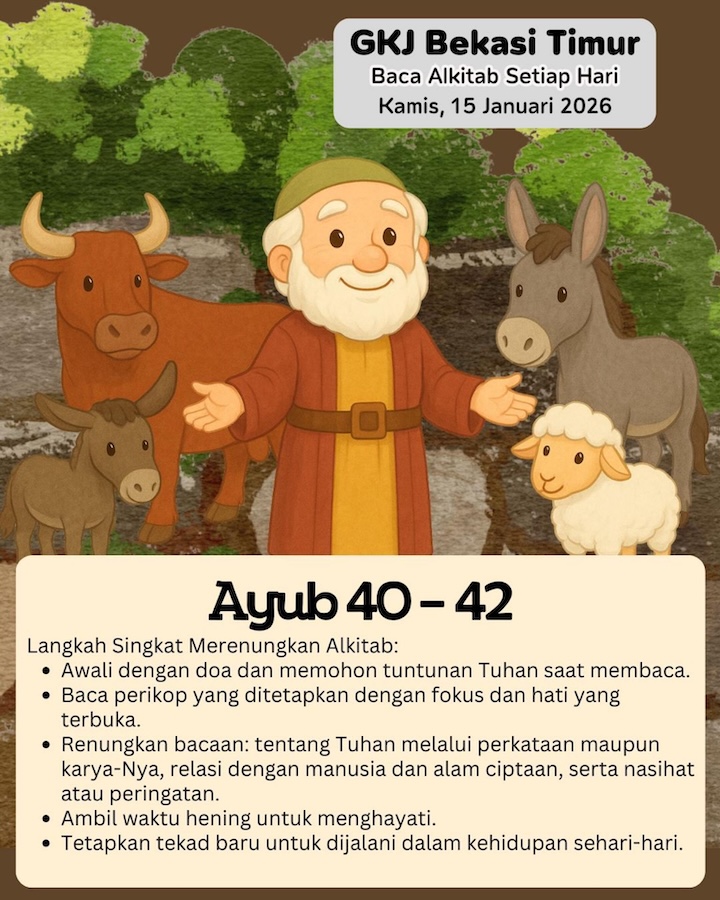 Ilustrasi Ayub 40–42