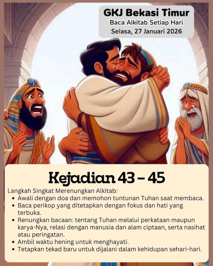 Ilustrasi Kejadian 43–45