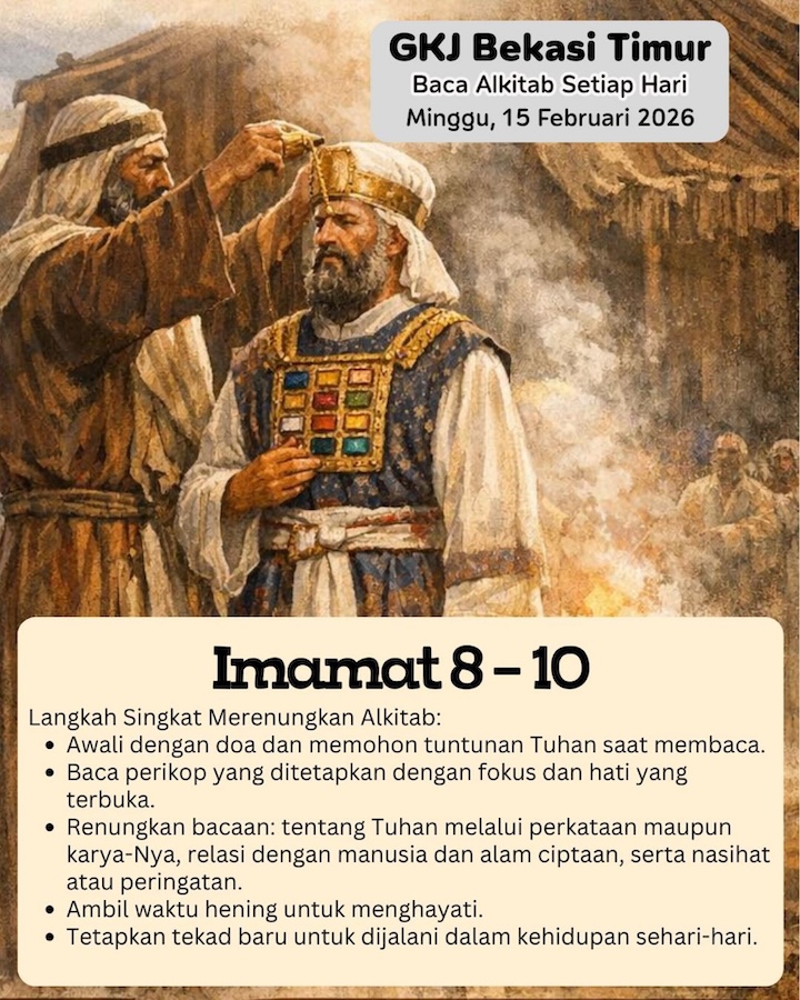 Ilustrasi Imamat 8–10