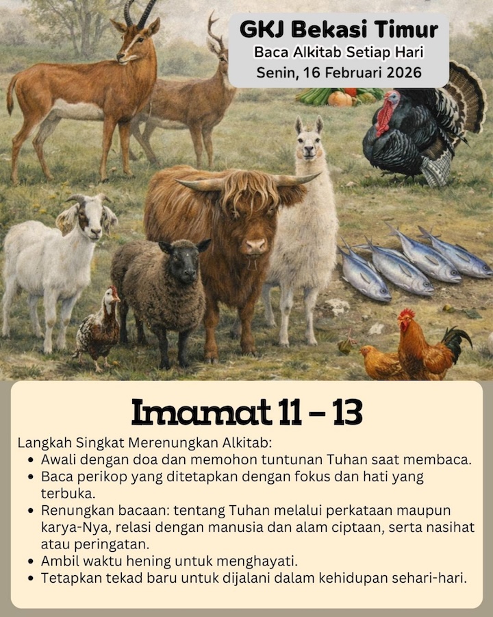 Ilustrasi Imamat 11–13