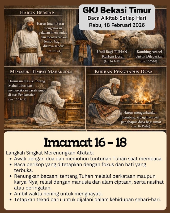 Ilustrasi Imamat 16–18