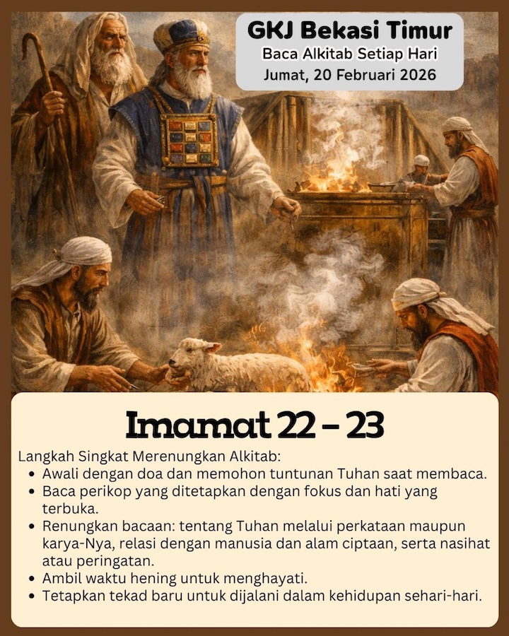 Ilustrasi Imamat 22–23