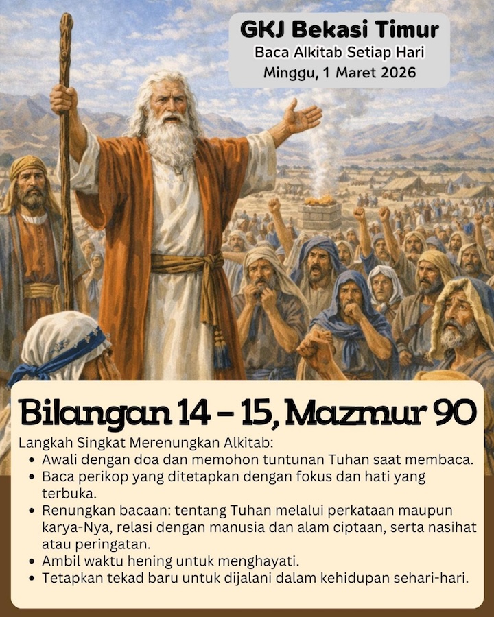 Ilustrasi Bilangan 14–15; Mazmur 90