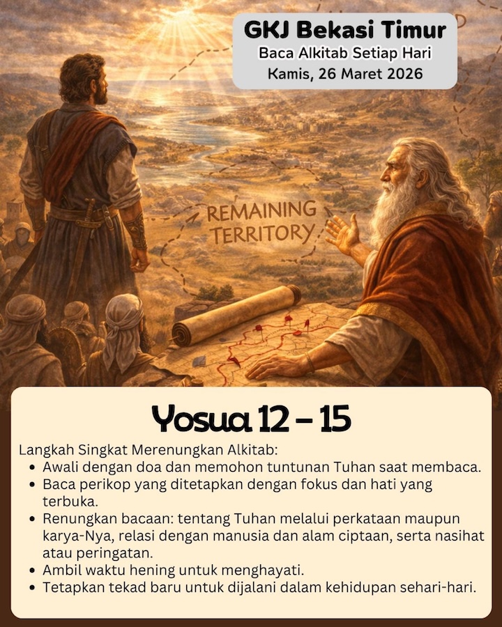 Ilustrasi Yosua 12–15