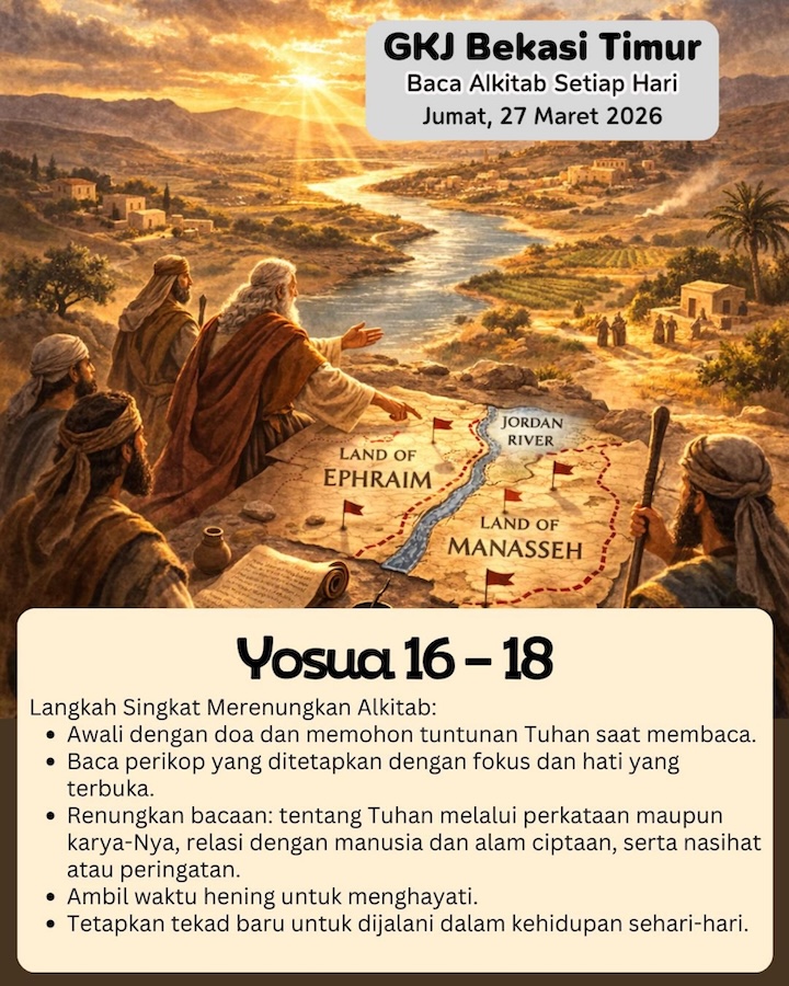 Ilustrasi Yosua 16–18