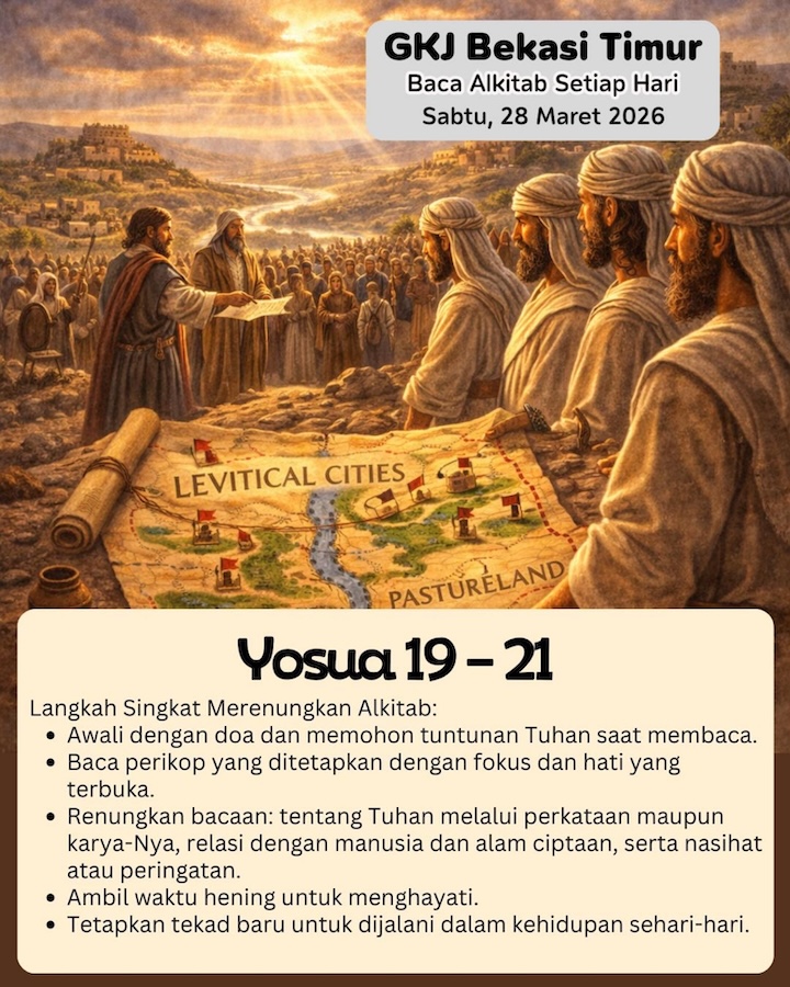 Ilustrasi Yosua 19–21