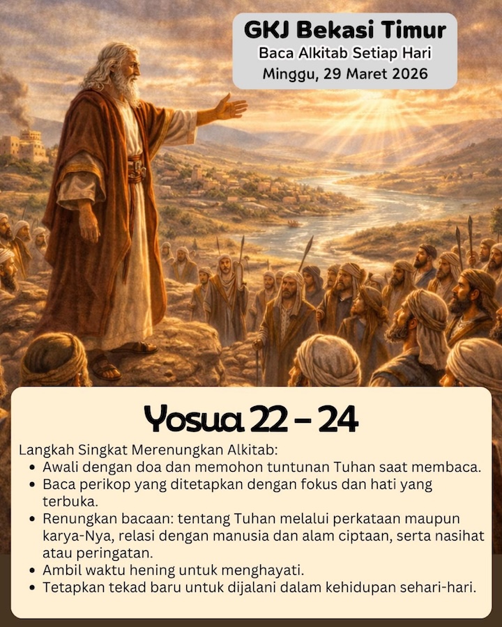 Ilustrasi Yosua 22–24