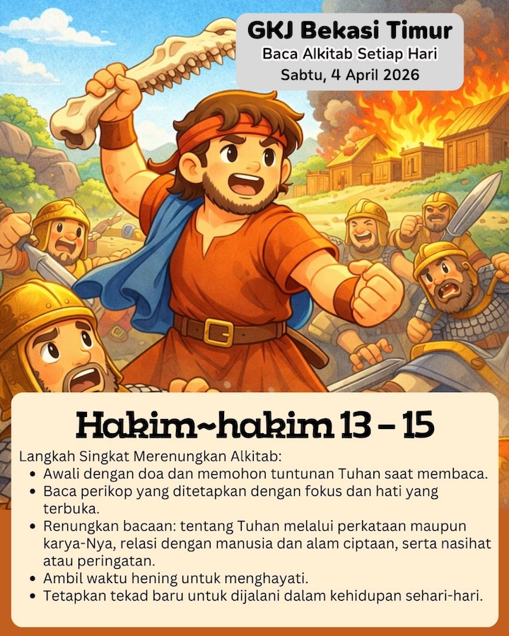 Ilustrasi Hakim-hakim 13–15