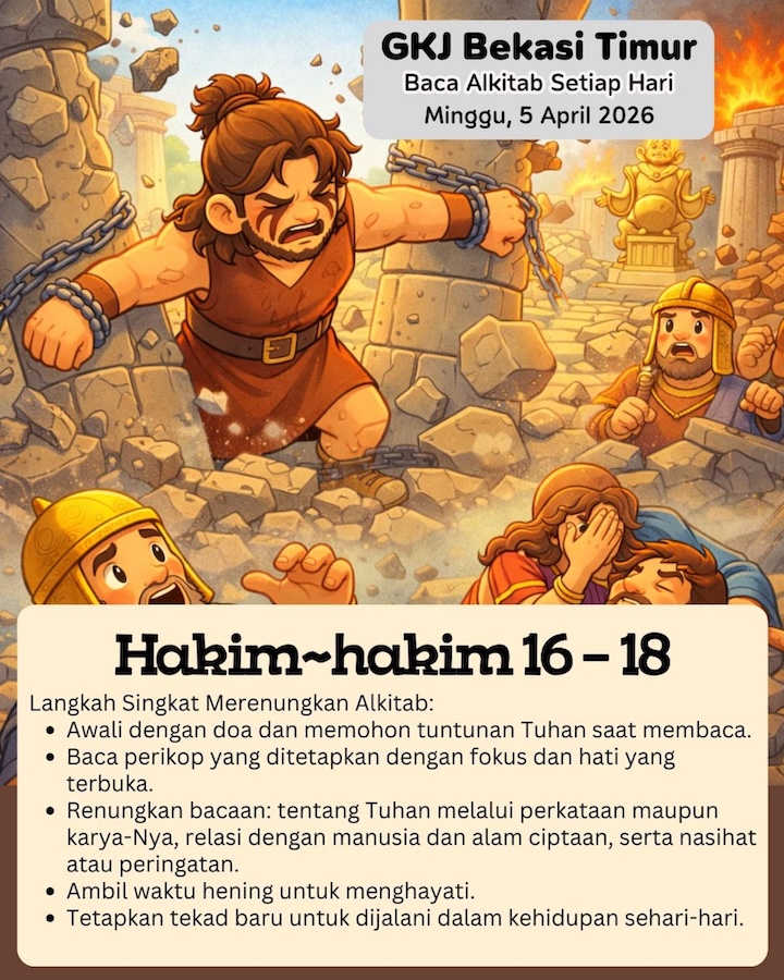 Ilustrasi Hakim-hakim 16–18