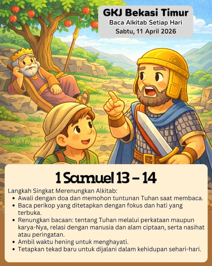 Ilustrasi 1 Samuel 13–14