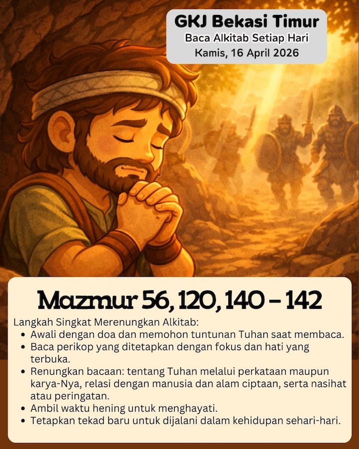 Ilustrasi Mazmur 56, 120, 140–142
