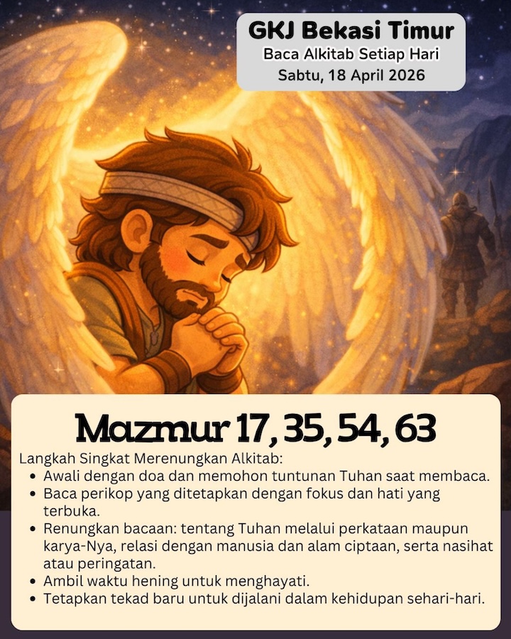 Ilustrasi Mazmur 17, 35, 54, 63