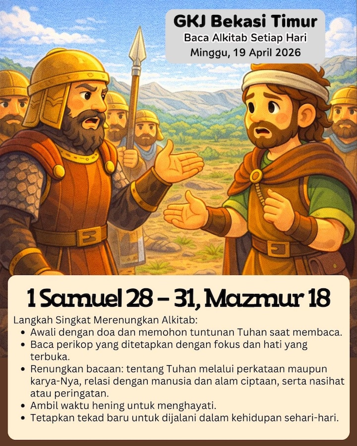 Ilustrasi 1 Samuel 28–31; Mazmur 18