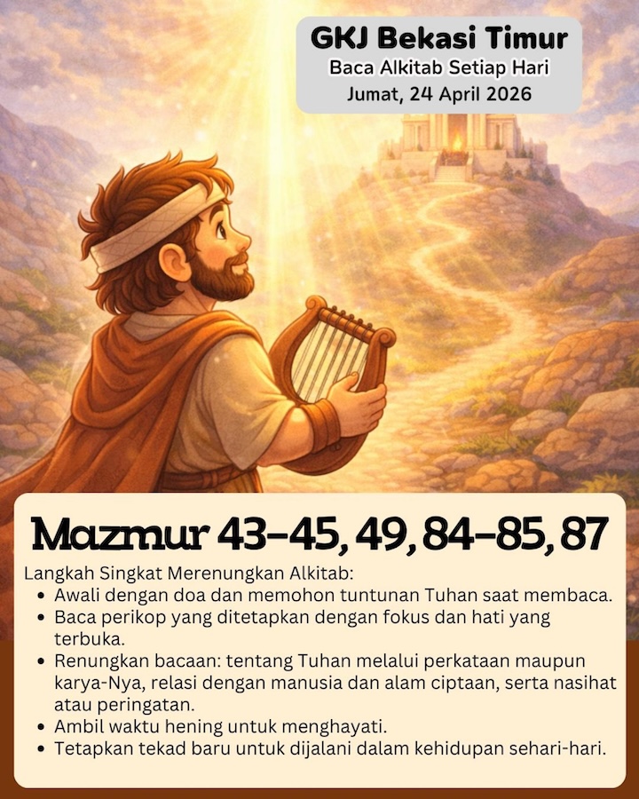 Ilustrasi Mazmur 43–45, 49, 84–85, 87