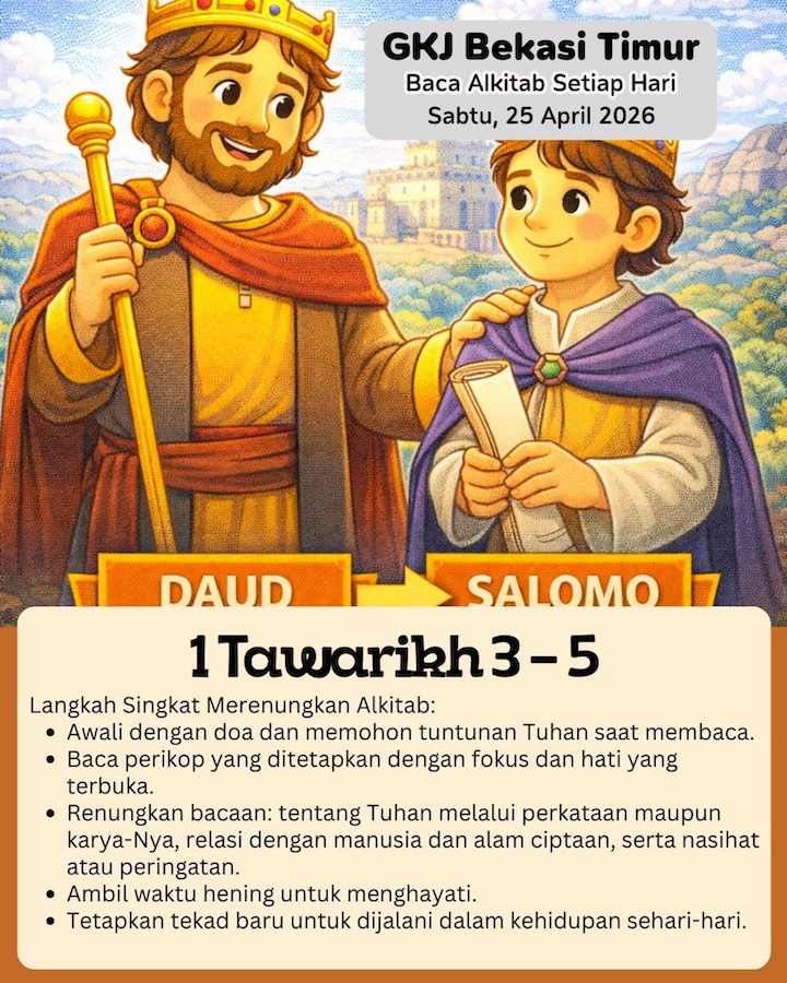 Ilustrasi 1 Tawarikh 3–5