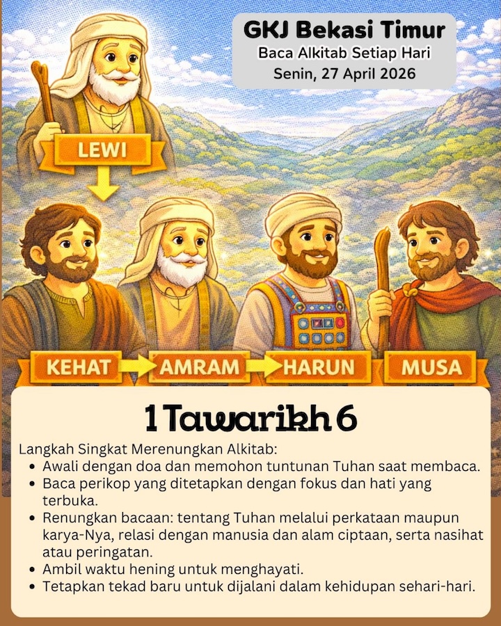 Ilustrasi 1 Tawarikh 6