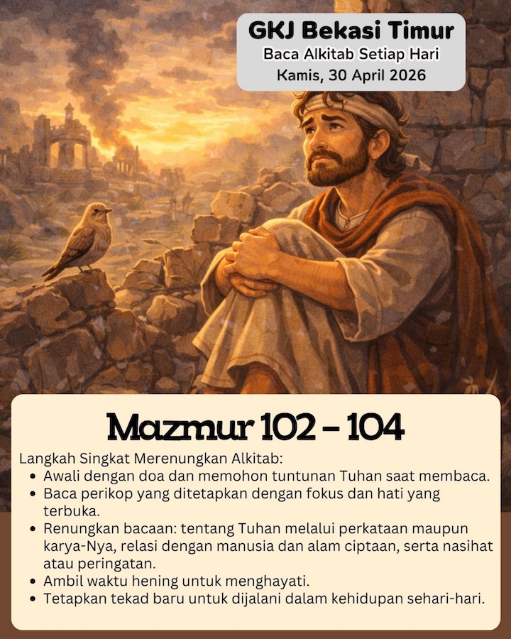 Ilustrasi Mazmur 102–104