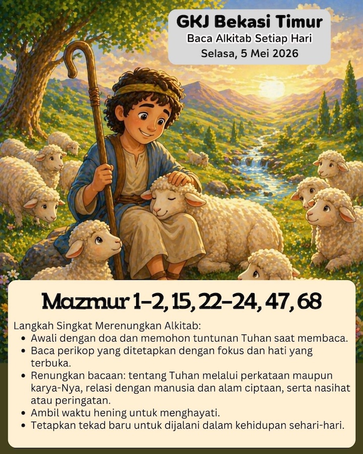 Ilustrasi Mazmur 1–2, 15, 22–24, 47, 68
