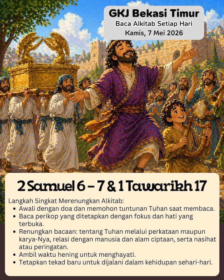 Ilustrasi 2 Samuel 6–7; 1 Tawarikh 17