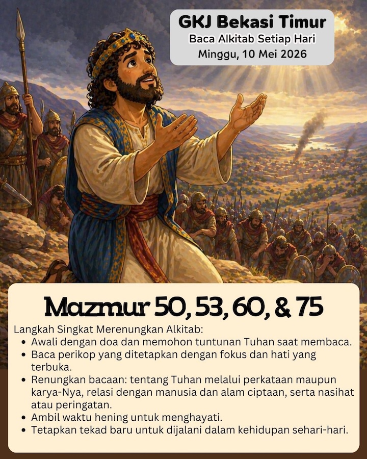 Ilustrasi Mazmur 50, 53, 60, 75