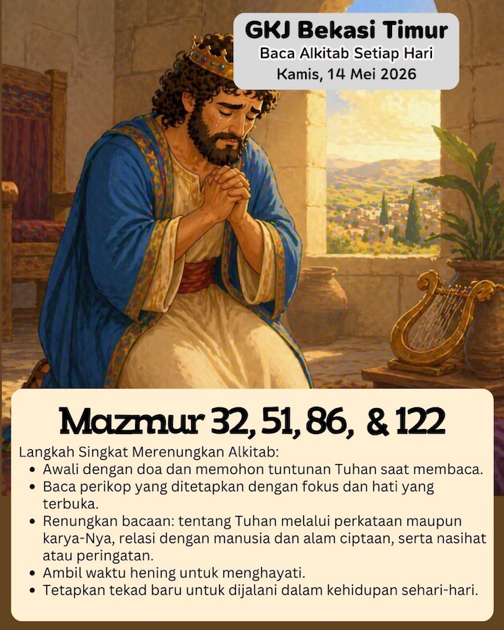 Ilustrasi Mazmur 32, 51, 86, 122