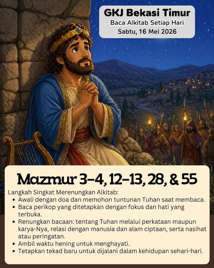 Ilustrasi Mazmur 3–4, 12–13, 28, 55