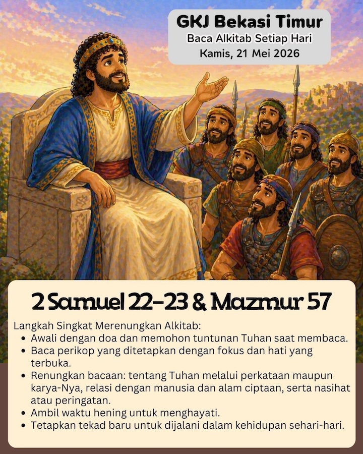 Ilustrasi 2 Samuel 22–23; Mazmur 57