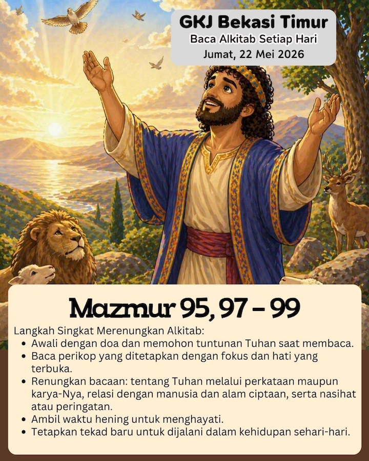Ilustrasi Mazmur 95, 97–99