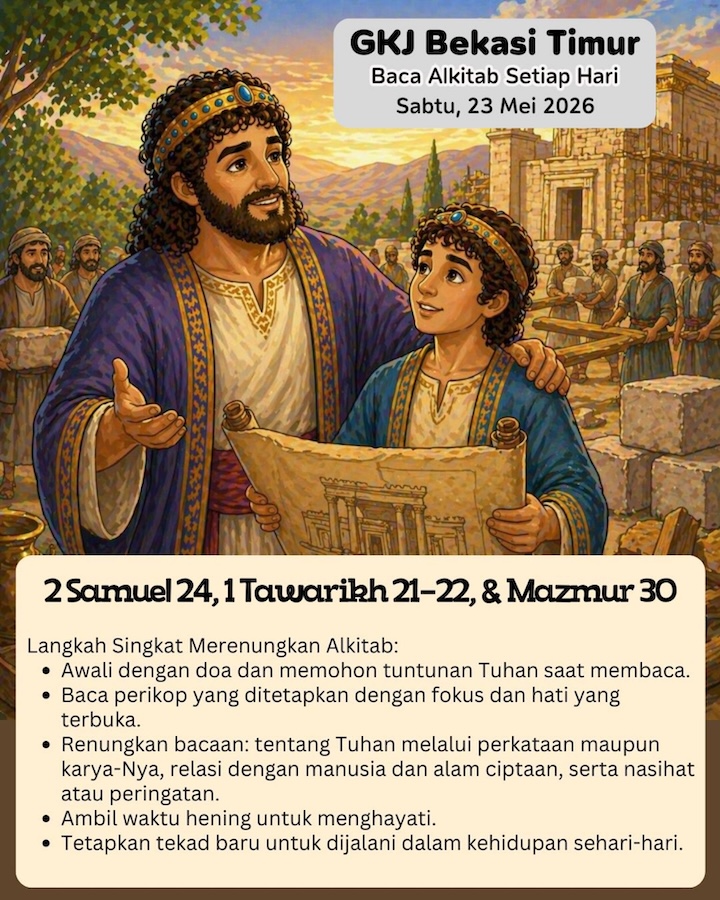Ilustrasi 2 Samuel 24; 1 Tawarikh 21–22; Mazmur 30