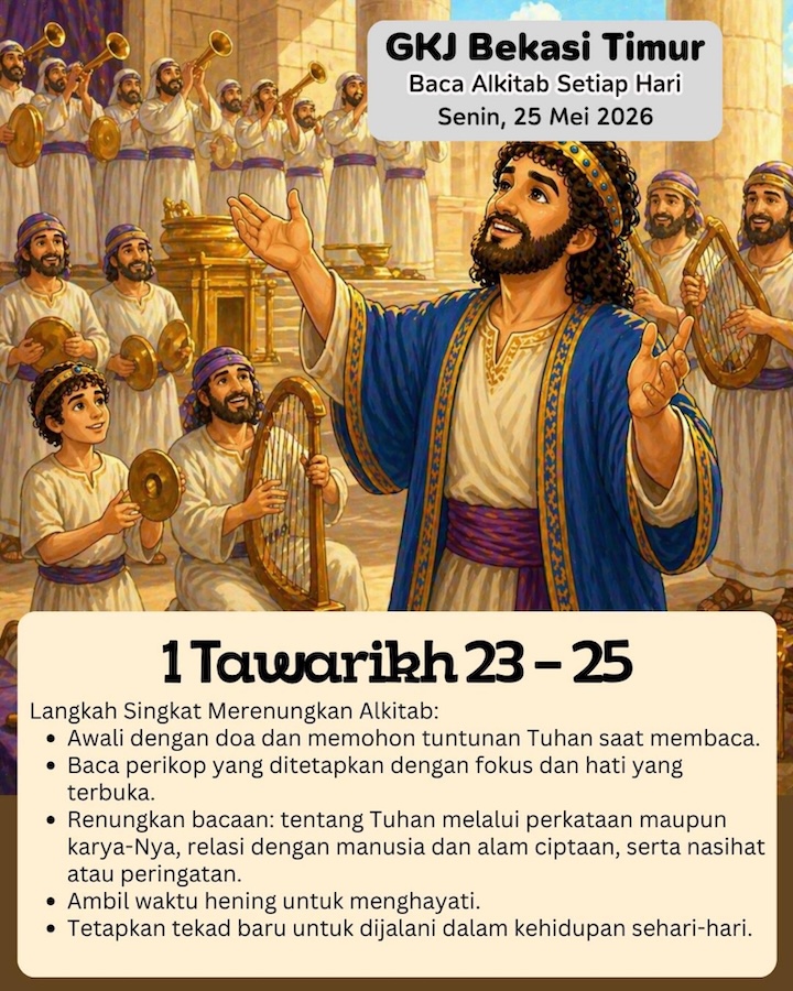 Ilustrasi 1 Tawarikh 23–25