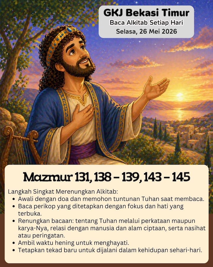 Ilustrasi Mazmur 131, 138–139, 143–145