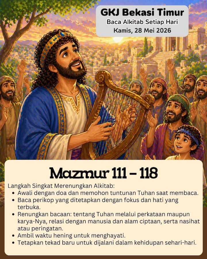 Ilustrasi Mazmur 111–118