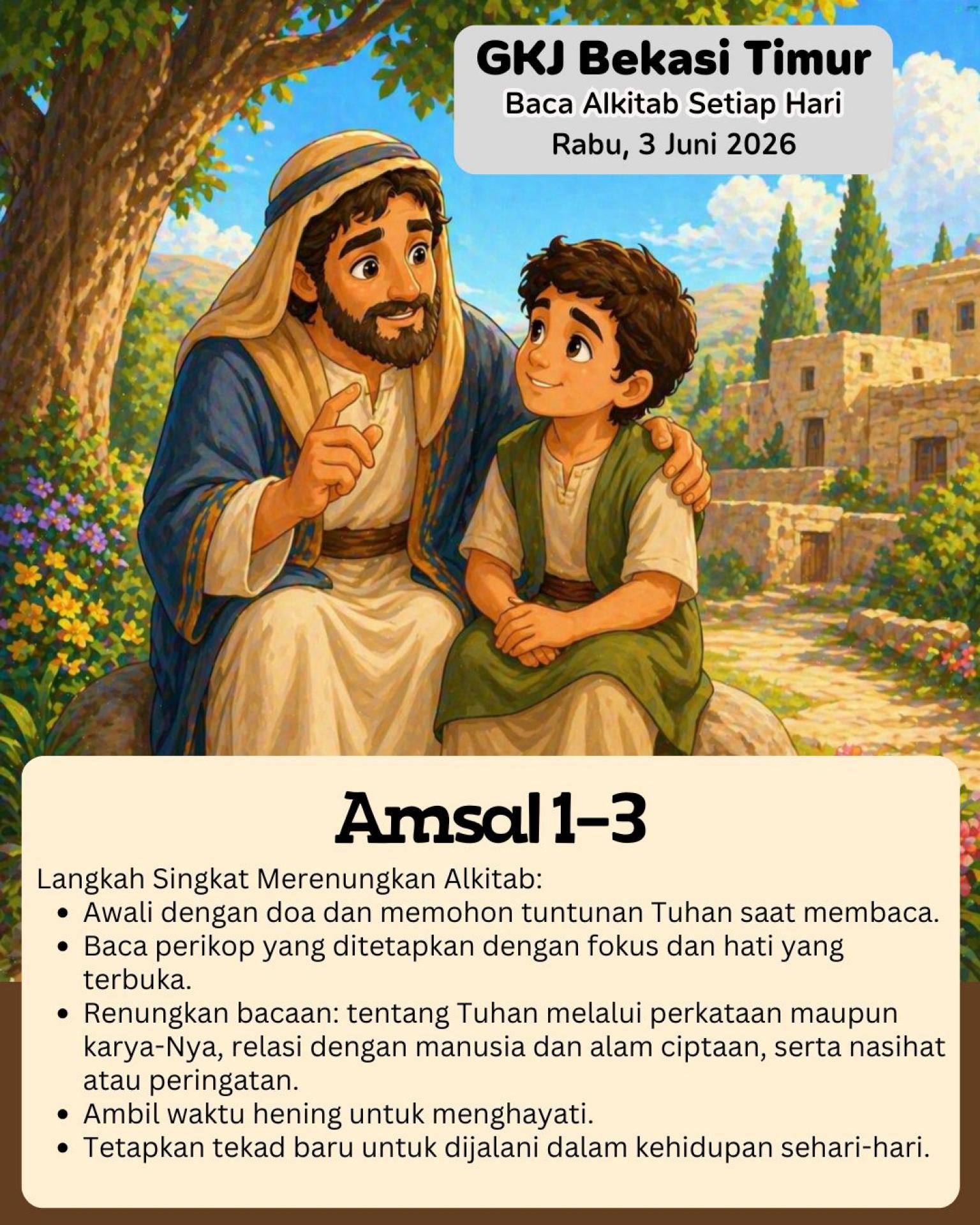 Ilustrasi Amsal 1–3
