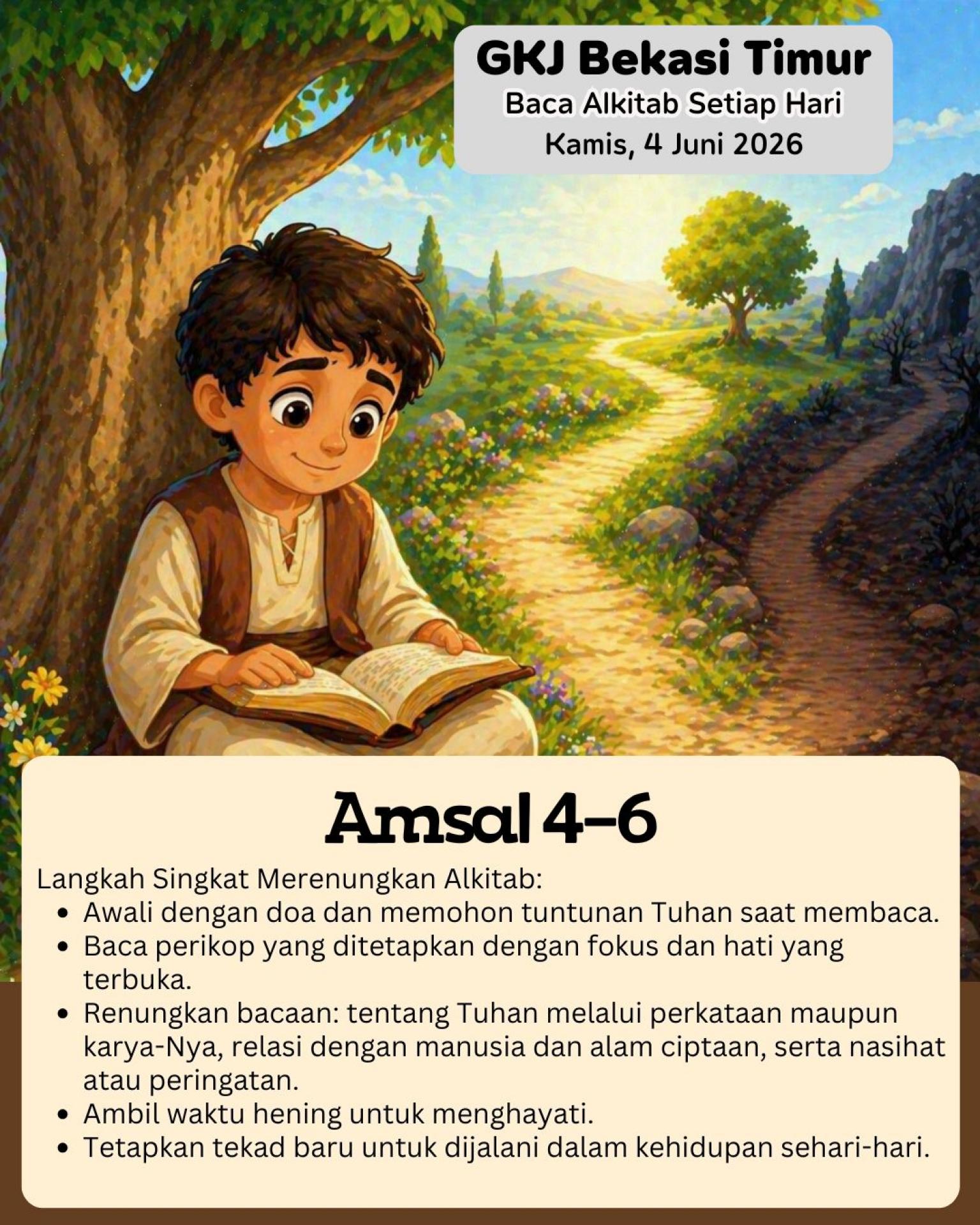 Ilustrasi Amsal 4–6