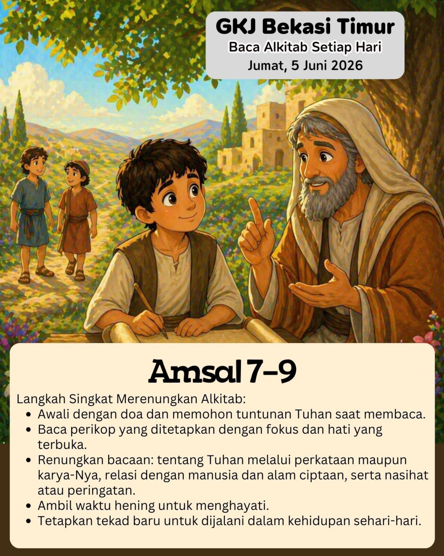 Ilustrasi Amsal 7–9