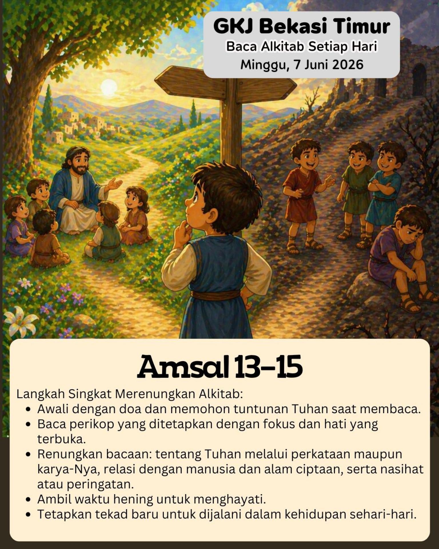 Ilustrasi Amsal 13–15