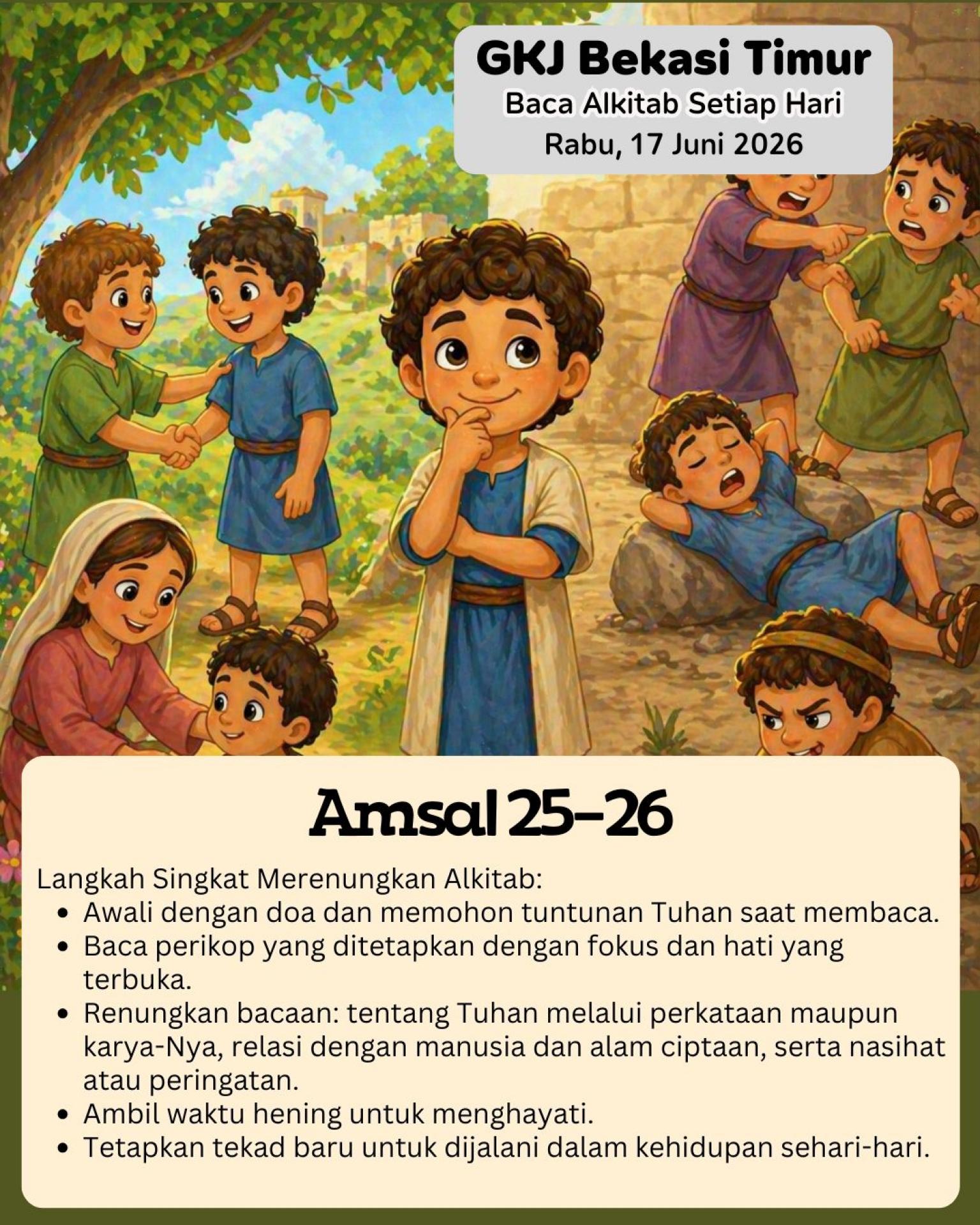 Ilustrasi Amsal 25–26