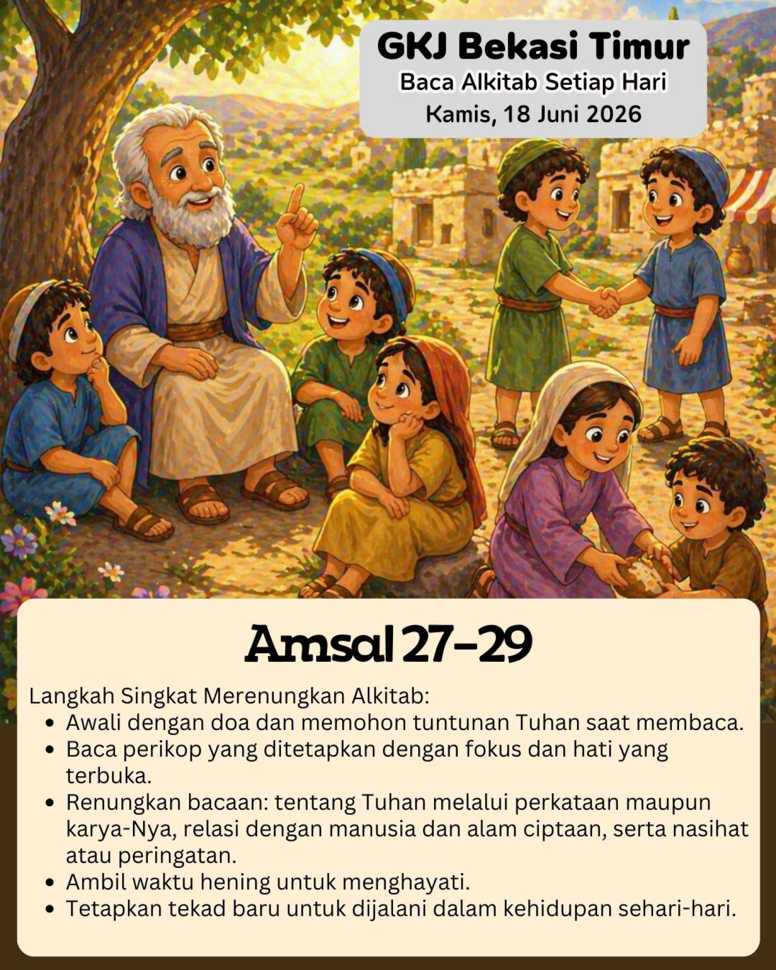 Ilustrasi Amsal 27–29