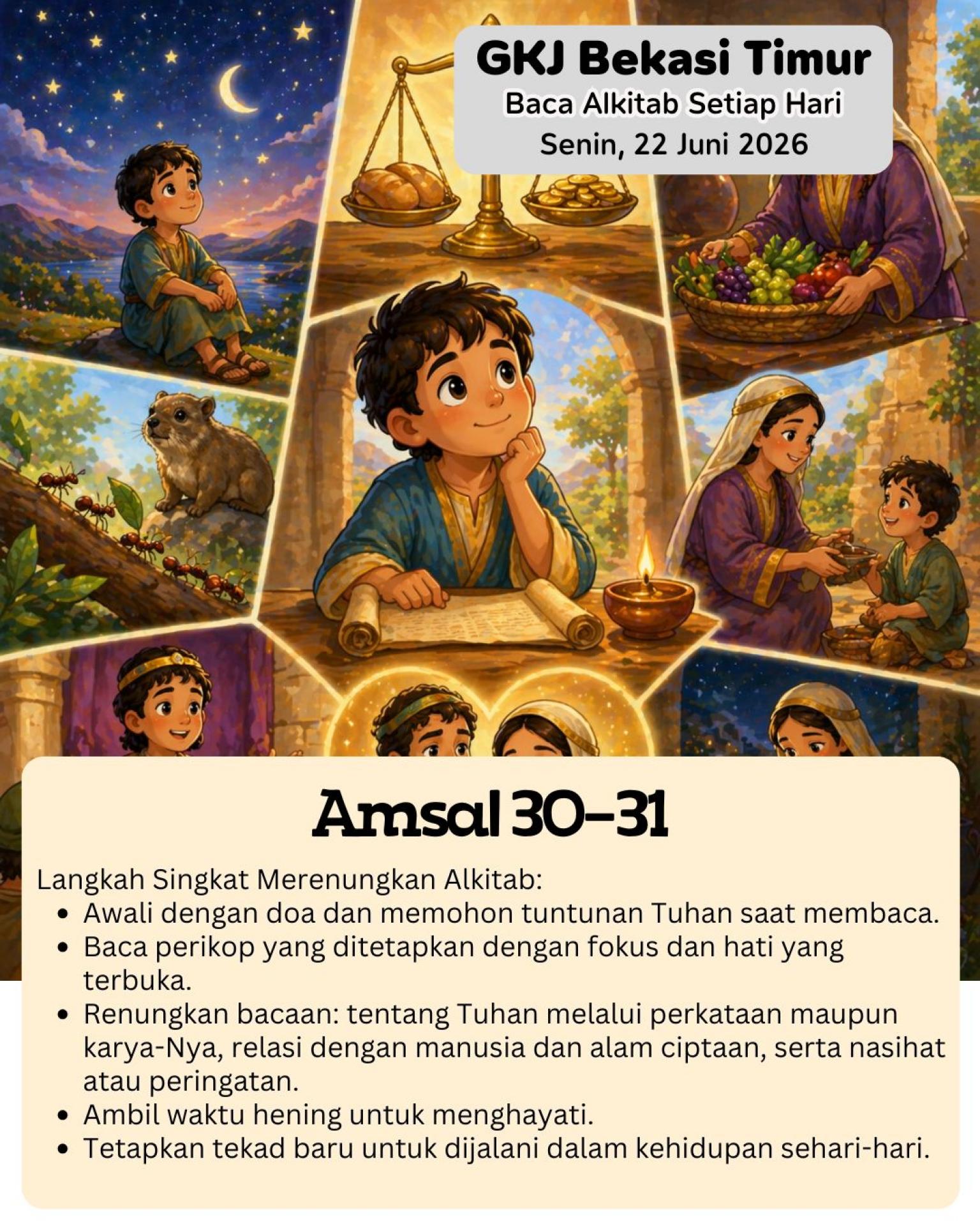 Ilustrasi Amsal 30–31