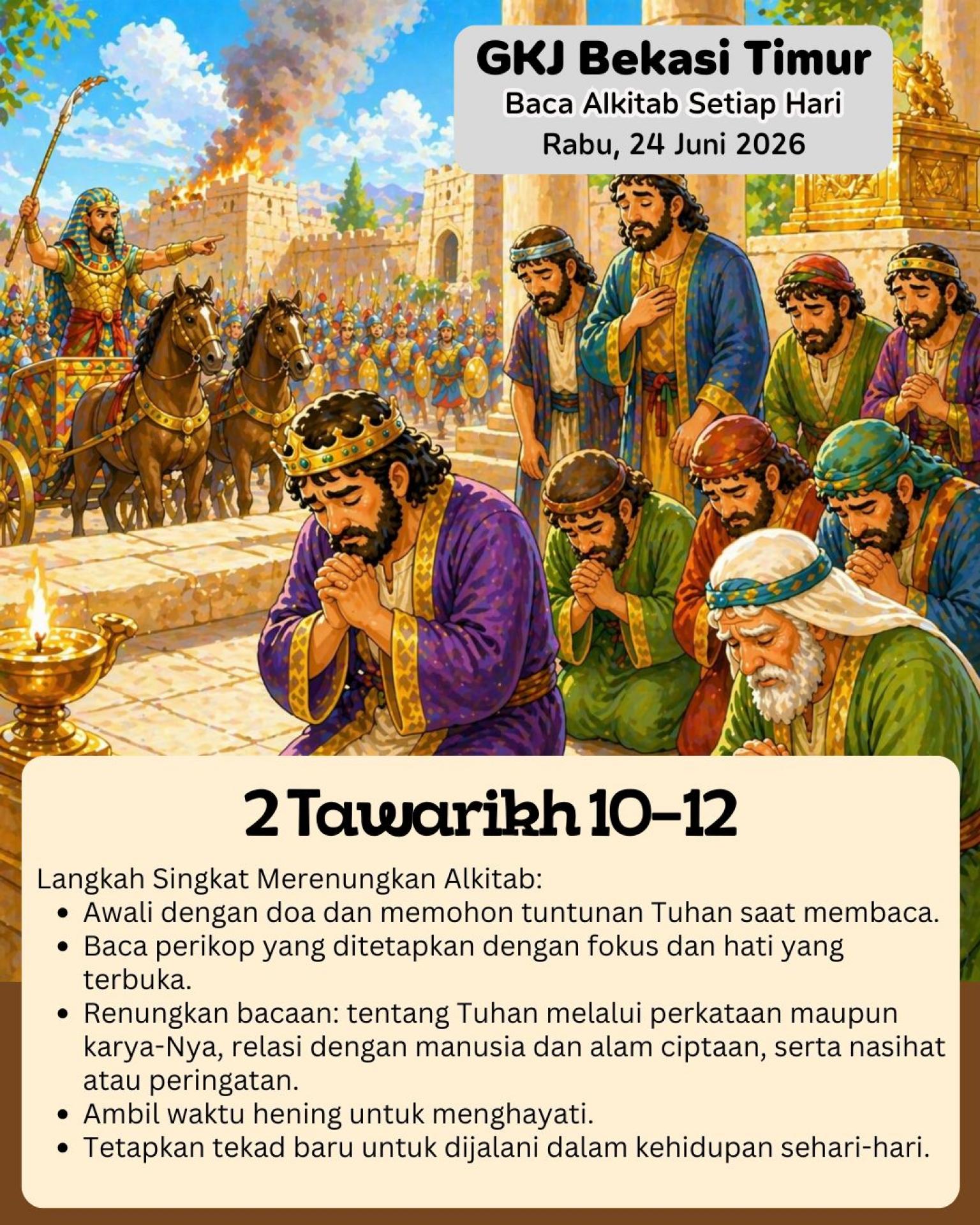 Ilustrasi 2 Tawarikh 10–12
