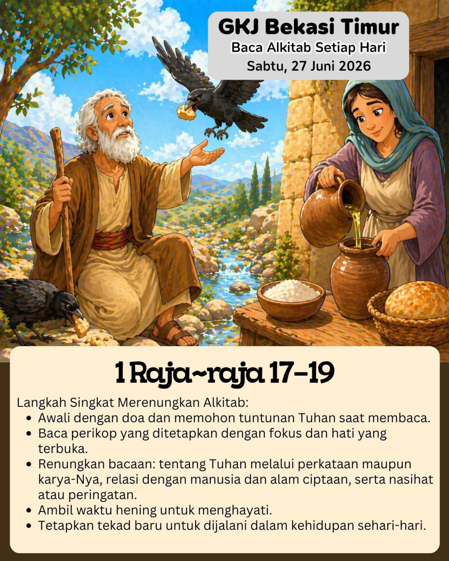 Ilustrasi 1 Raja-raja 17–19