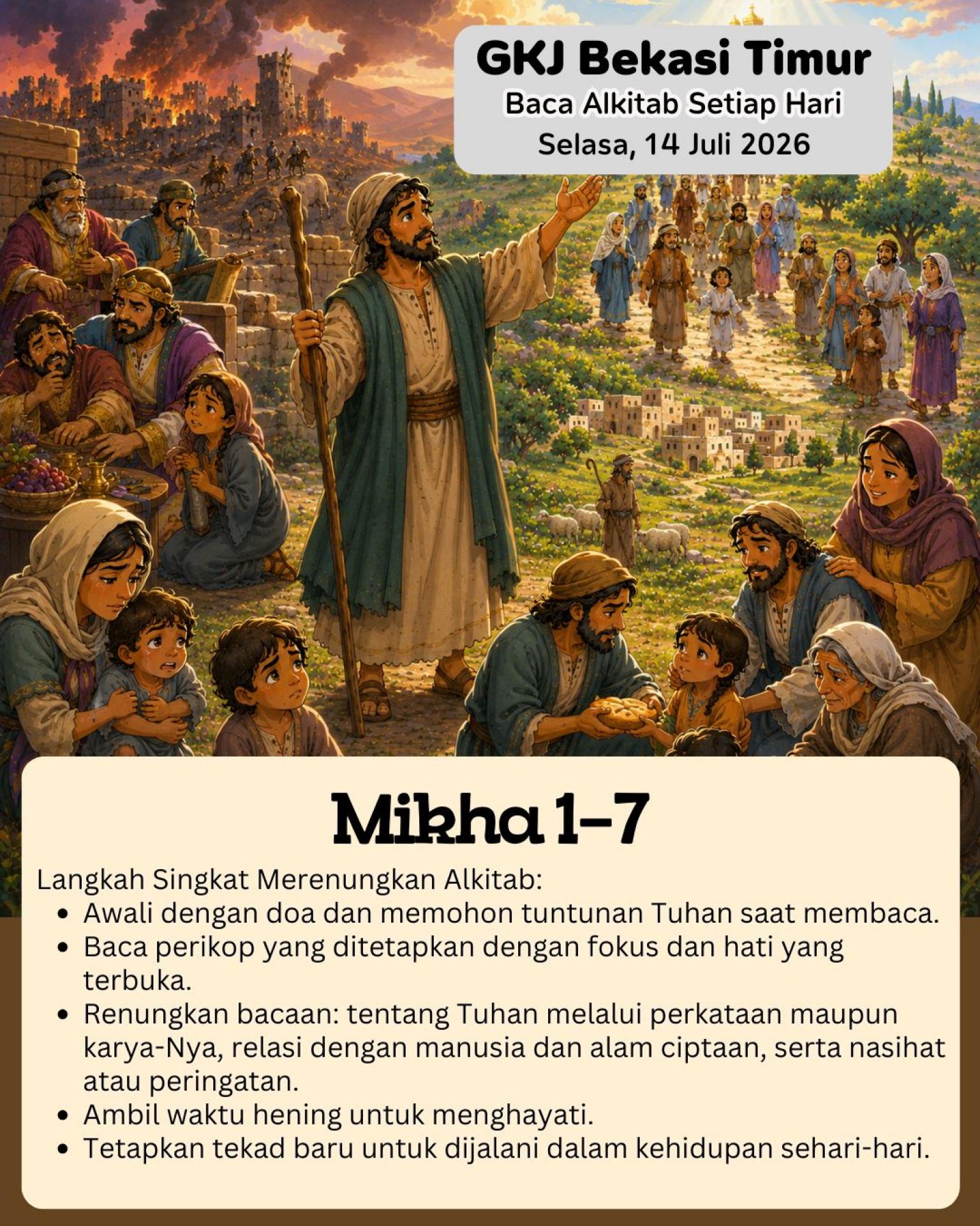 Ilustrasi Mikha 1-7