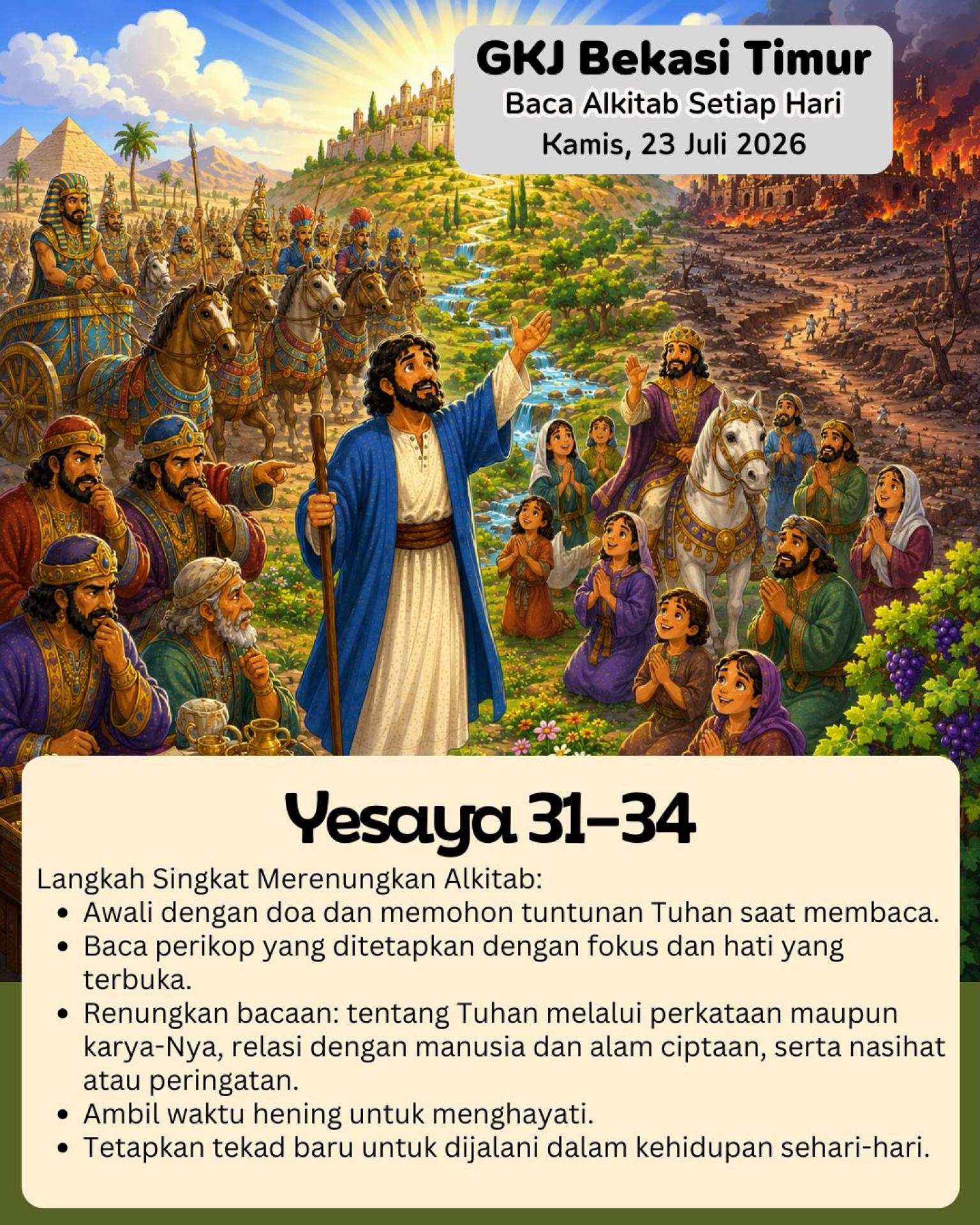 Ilustrasi Yesaya 31–34